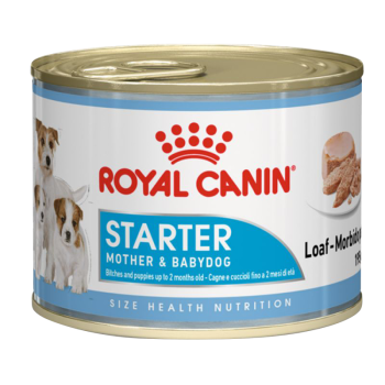 کنسرو غذای سگ رویال کنین مدل Starter Mother & Babydog وزن ۱۹۵ گرم