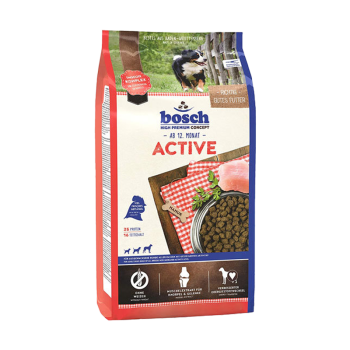 غذای خشک سگ بوش با طعم مرغ Bosch Active Poultry وزن 3 کیلوگرم