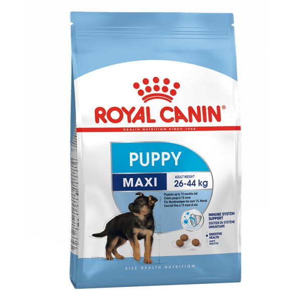 غذای خشک توله سگ رویال کنین مدل Maxi Puppy وزن 15 کیلوگرم