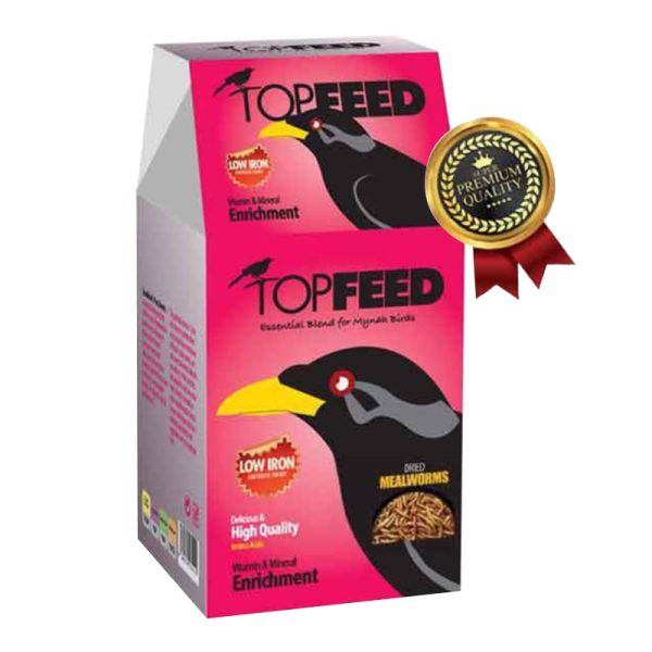 غذای خشک مرغ مینا تاپ فید مدل Mynah MealWorm وزن 1 کیلوگرم