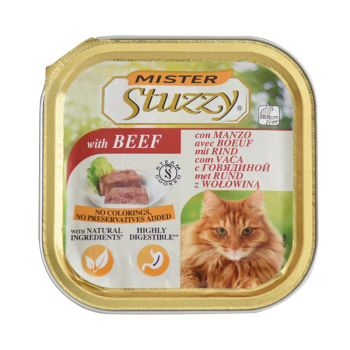 غذای کاسه‌ ای گربه استوزی مدل Mister Beef وزن 100 گرم