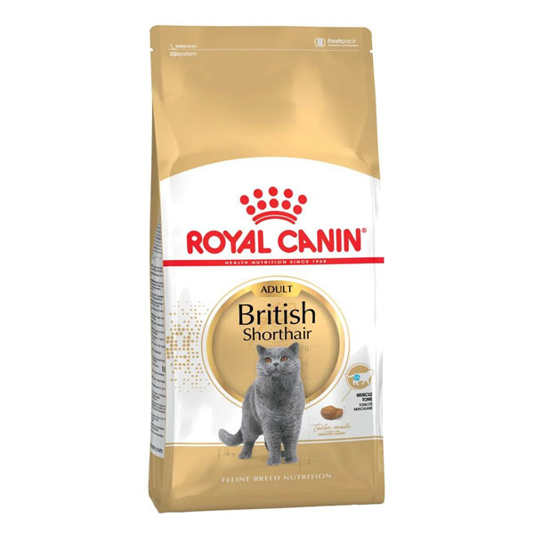 غذای خشک گربه رویال کنین مدل Adult British ShortHair وزن 2 کیلوگرم