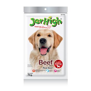 تشویقی سگ جرهای با طعم گوشت گاو Jerhigh Stick Beef وزن 70 گرم