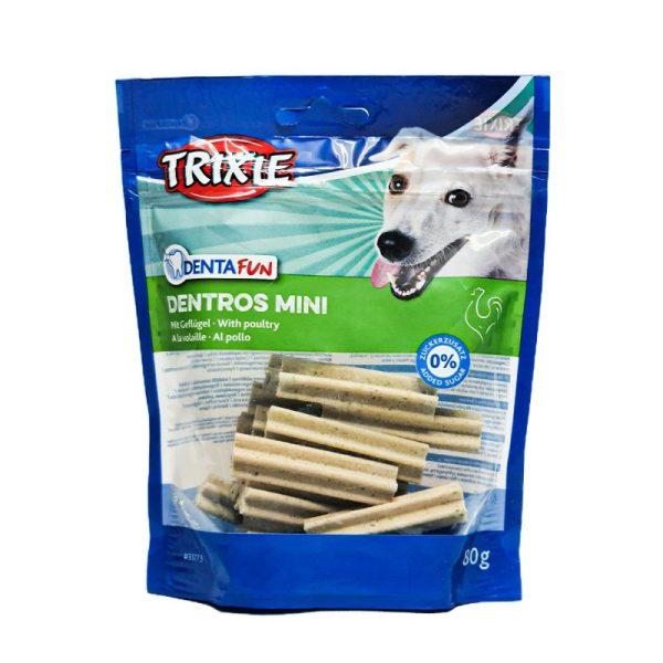 تشویقی سگ تریکسی مدل DENTROS MINI وزن 80 گرم