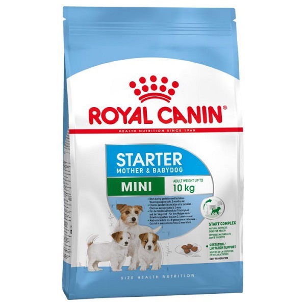 غذای خشک سگ رویال کنین مدل MINI Starter mother and babydog وزن 4 کیلوگرم