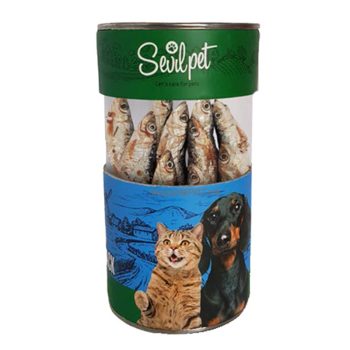 تشویقی گربه و سگ سویل پت مدل Sprat Snack وزن 50 گرم
