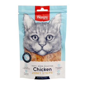 تشویقی گربه ونپی مدل Chicken Jerky Strips وزن 25 گرم