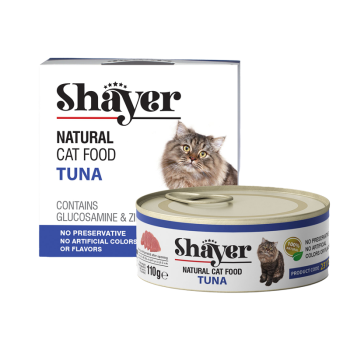 کنسرو غذای گربه شایر مدل Tuna وزن 110 گرم