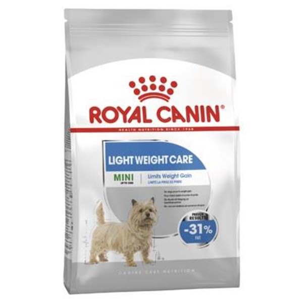 غذا خشک سگ رویال کنین مدل mini light weight care وزن 3 کیلوگرم