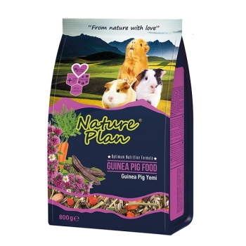 غذای خوکچه هندی نیچر پلن مدل Guınea Pig Food وزن 800 گرم