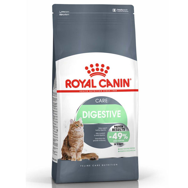 غذای خشک گربه بالغ رویال کنین مدل DIGESTIVE CARE وزن 2 کیلوگرم